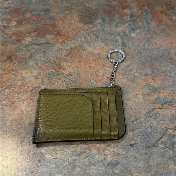 Kate Spade Green Keychain Pouch EUC - Picture 3 of 11